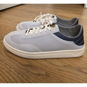 Olukai Punini Court Mens Size 8 Sneakers Shoes Vapor Trench Blue 10514-VPDE